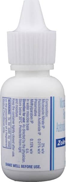 Zole F 2% Bottle Of 15Ml Lotion