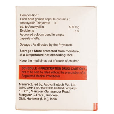 Zomox 500mg Strip Of 10 Capsules