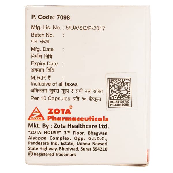 Zomox 500mg Strip Of 10 Capsules