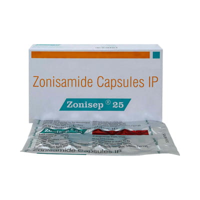 Zonisep 25mg Strip Of 10 Capsules