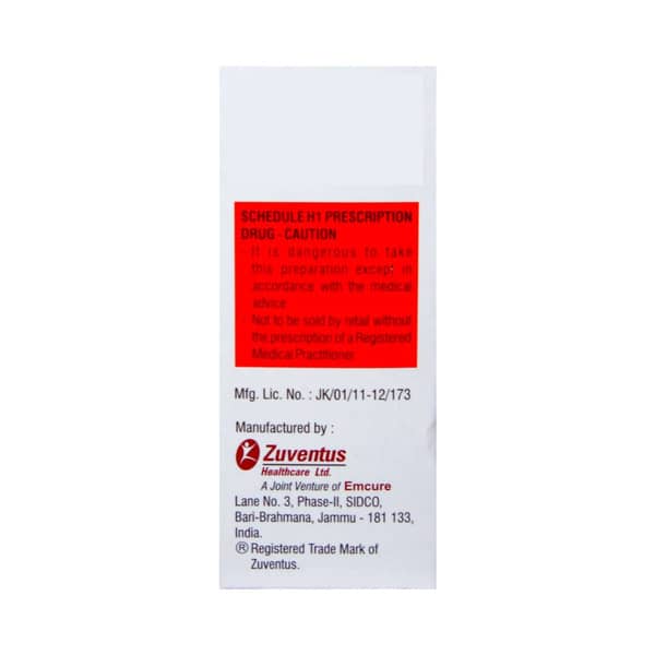 Zostum 1gm Dry Vial Of 1 Powder For Injection