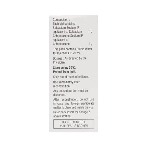 Zostum 2gm Dry Vial Of 1 Powder For Injection