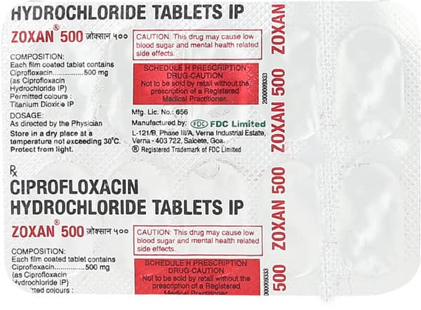 Zoxan 500mg Strip Of 10 Tablets