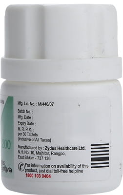 Zy Q 200mg Bottle Of 30 Tablets