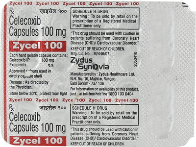 Zycel 100mg Strip Of 10 Capsules