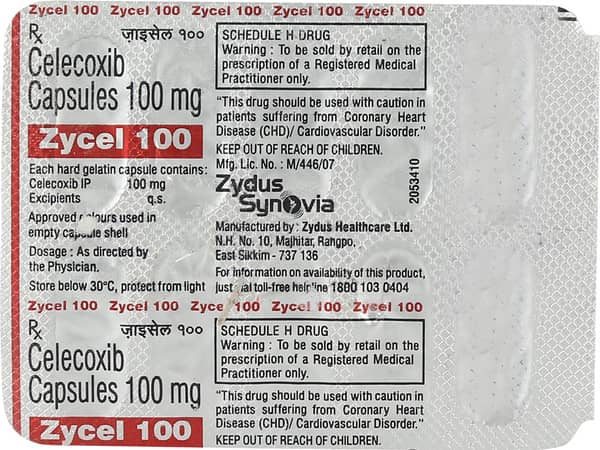 Zycel 100mg Strip Of 10 Capsules