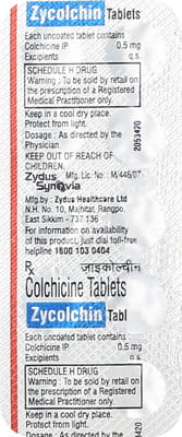 Zycolchin 0.5mg Strip Of 10 Tablets