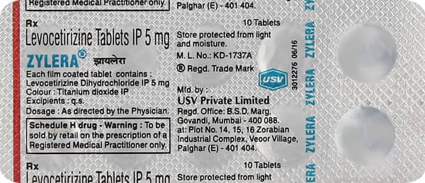 Zylera 5Mg Tablet
