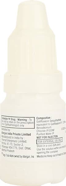Zymar 0.3%W/V Bottle Of 5ml Eye Drops