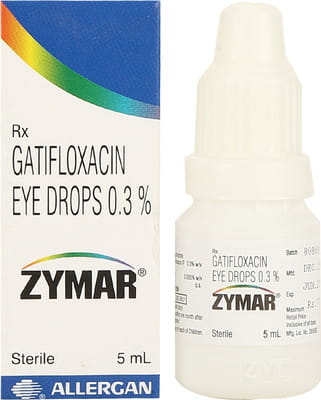 Zymar 0.3%W/V Bottle Of 5ml Eye Drops