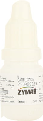 Zymar 0.3%W/V Bottle Of 5ml Eye Drops