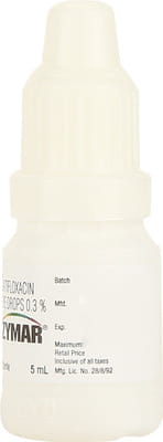 Zymar 0.3%W/V Bottle Of 5ml Eye Drops