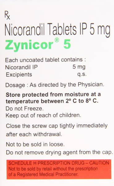 Zynicor 5Mg Bottle Of 20 Tablets