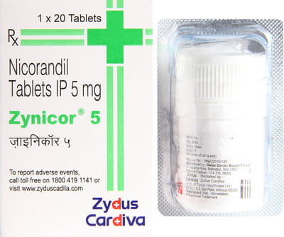 Zynicor 5mg Bottle Of 20 Tablets