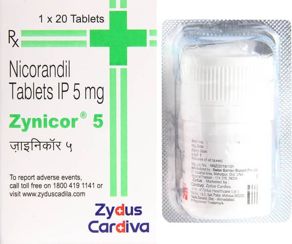 Zynicor 5Mg Bottle Of 20 Tablets