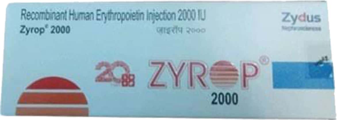 Zyrop 2000 IU Injection (1): Uses, Side Effects, Price & Dosage | PharmEasy