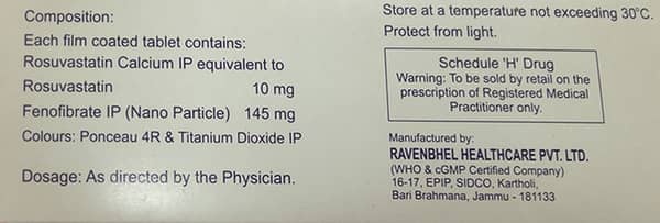 Zyrova F10 Strip Of 10 Tablets