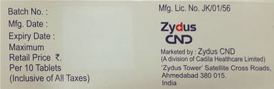 Zyrova F10 Strip Of 10 Tablets