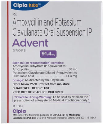 Advent 91.4mg Orange Flavour Bottle Of 10ml Drops