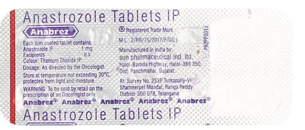 Anabrez 1mg Strip Of 5 Tablets