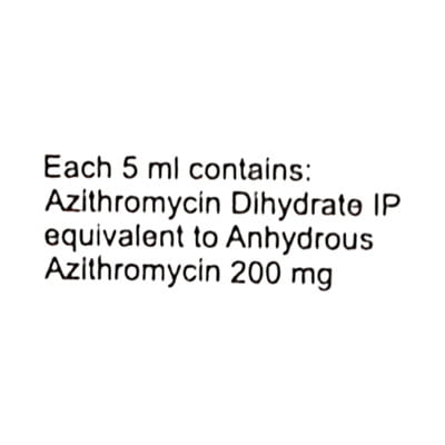 Azibact 200mg Readymix Bottle Of 15 Ml Suspension