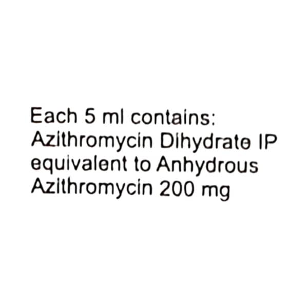 Azibact 200mg Readymix Bottle Of 15 Ml Suspension