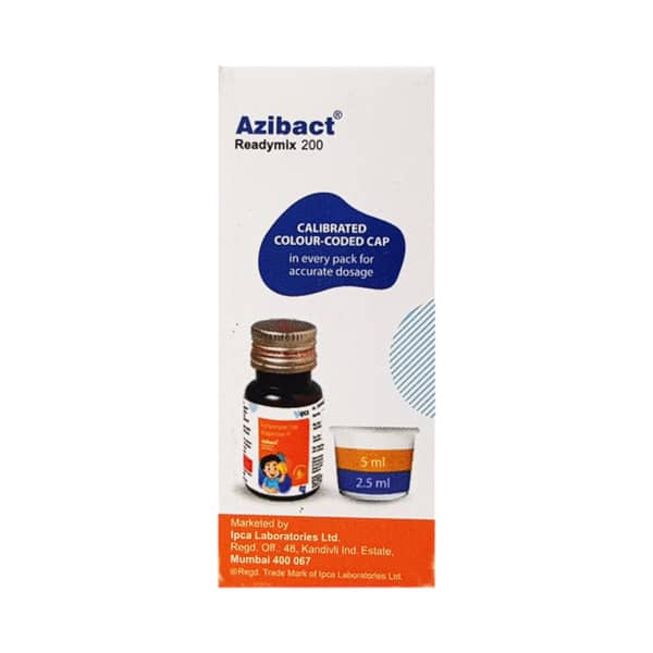 Azibact 200mg Readymix Bottle Of 15 Ml Suspension