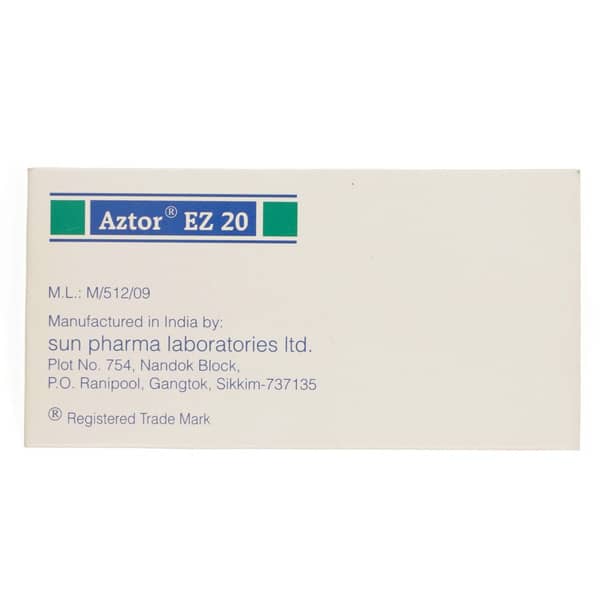 Aztor Ez 20mg Strip Of 10 Tablets