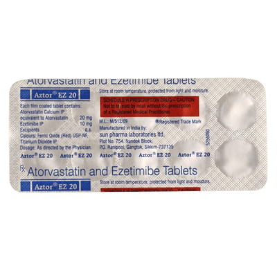 Aztor Ez 20mg Strip Of 10 Tablets