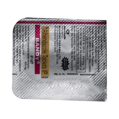 Bandy 400mg Strip Of 1 Chewable Tablet