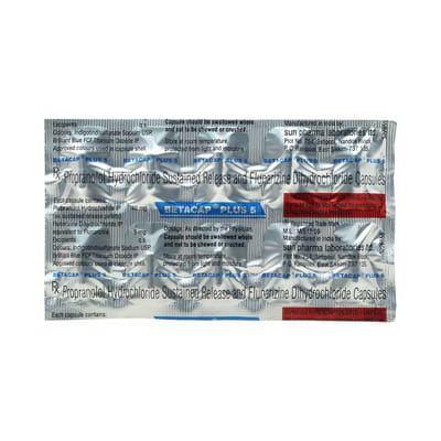 Betacap Plus 5mg Strip Of 10 Capsules