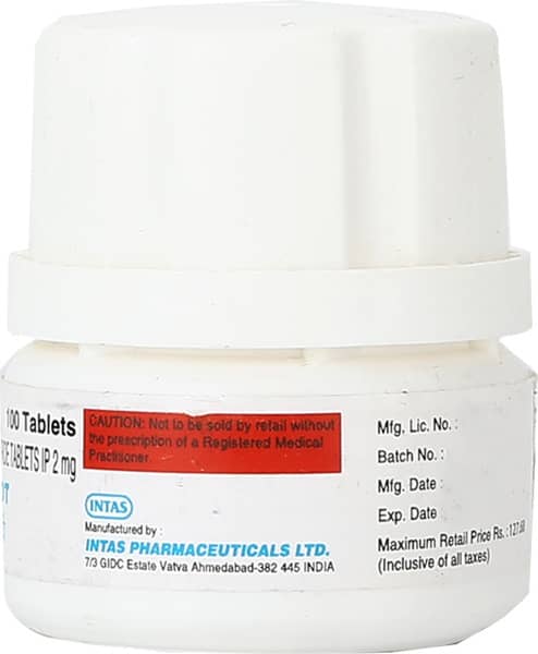 Bexol Dt 2mg Bottle Of 100 Tablets