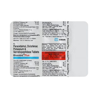 Biozobid Plus Strip Of 10 Tablets