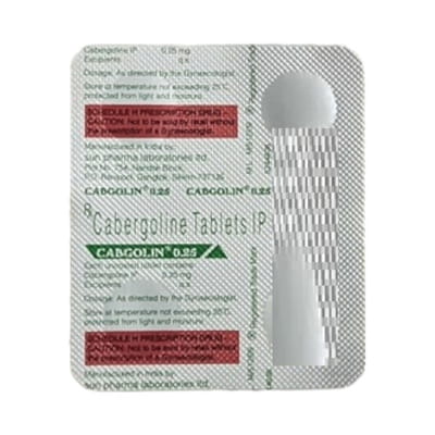 Cabgolin 0.25mg Strip Of 4 Tablets