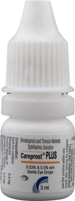 Careprost Plus Bottle Of 3ml Eye Drops