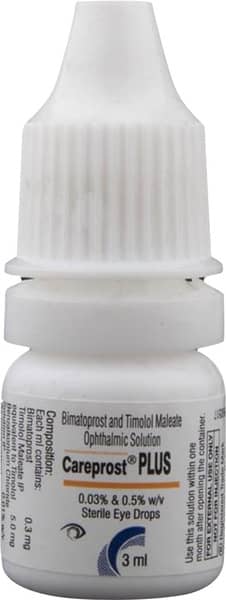 Careprost Plus Bottle Of 3ml Eye Drops