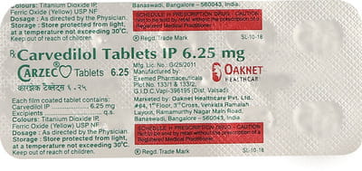 Carzec 6.25mg Tablet