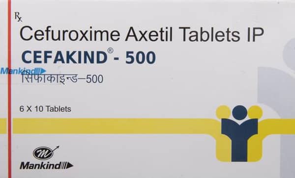 Cefakind 500Mg Strip Of 10 Tablets