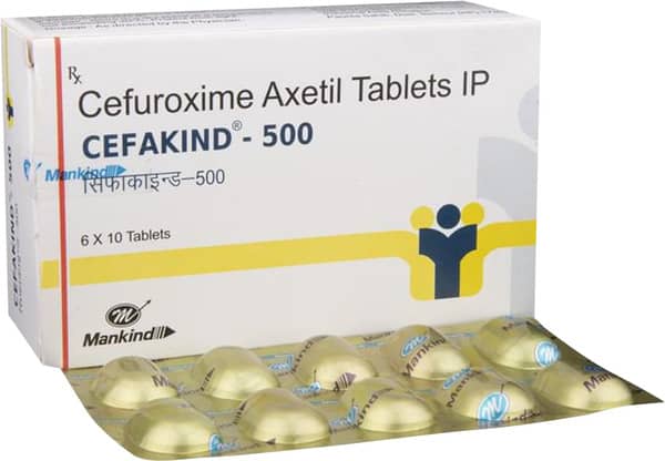 Cefakind 500Mg Strip Of 10 Tablets