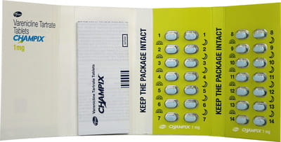 Champix 1mg Tablets (Maintenance Pack)