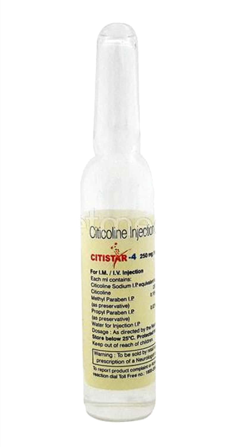 Citistar 250 MG Injection (4): Uses, Side Effects, Price & Dosage ...