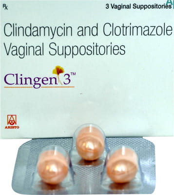 Clingen 3 Strip Of 3 Vaginal Suppository