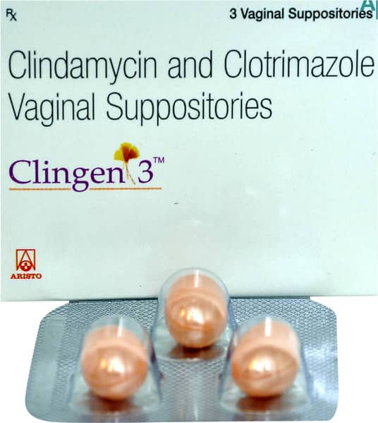 क्लिंगैन 3 वेजाइनल सपोजिटरी