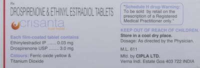 Crisanta Strip Of 21 Tablets