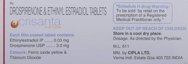 Crisanta Strip Of 21 Tablets