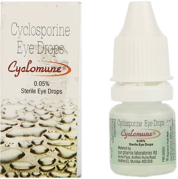 Cyclomune 0.05% Bottle Of 3ml Eye Drops