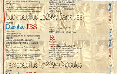 Darolac Ibs Strip Of 10 Capsules