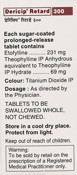 Dericip Retard 300mg Strip Of 10 Tablets