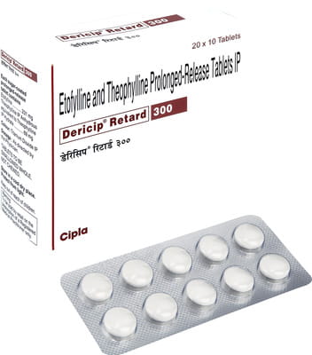 Dericip Retard 300mg Strip Of 10 Tablets