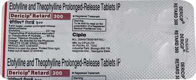 Dericip Retard 300mg Strip Of 10 Tablets